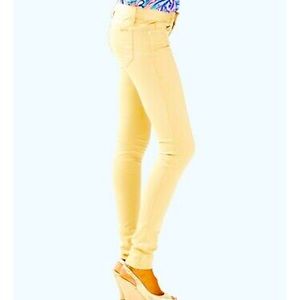 Lilly Pulitzer Worth Skinny Mini Butter Yellow